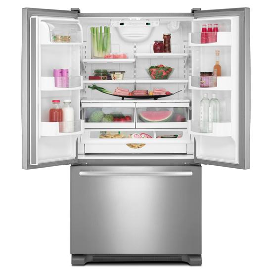 Jennair JFC2089WTB Cabinet Depth French Door Refrigerator With Internal Dispenser, 69