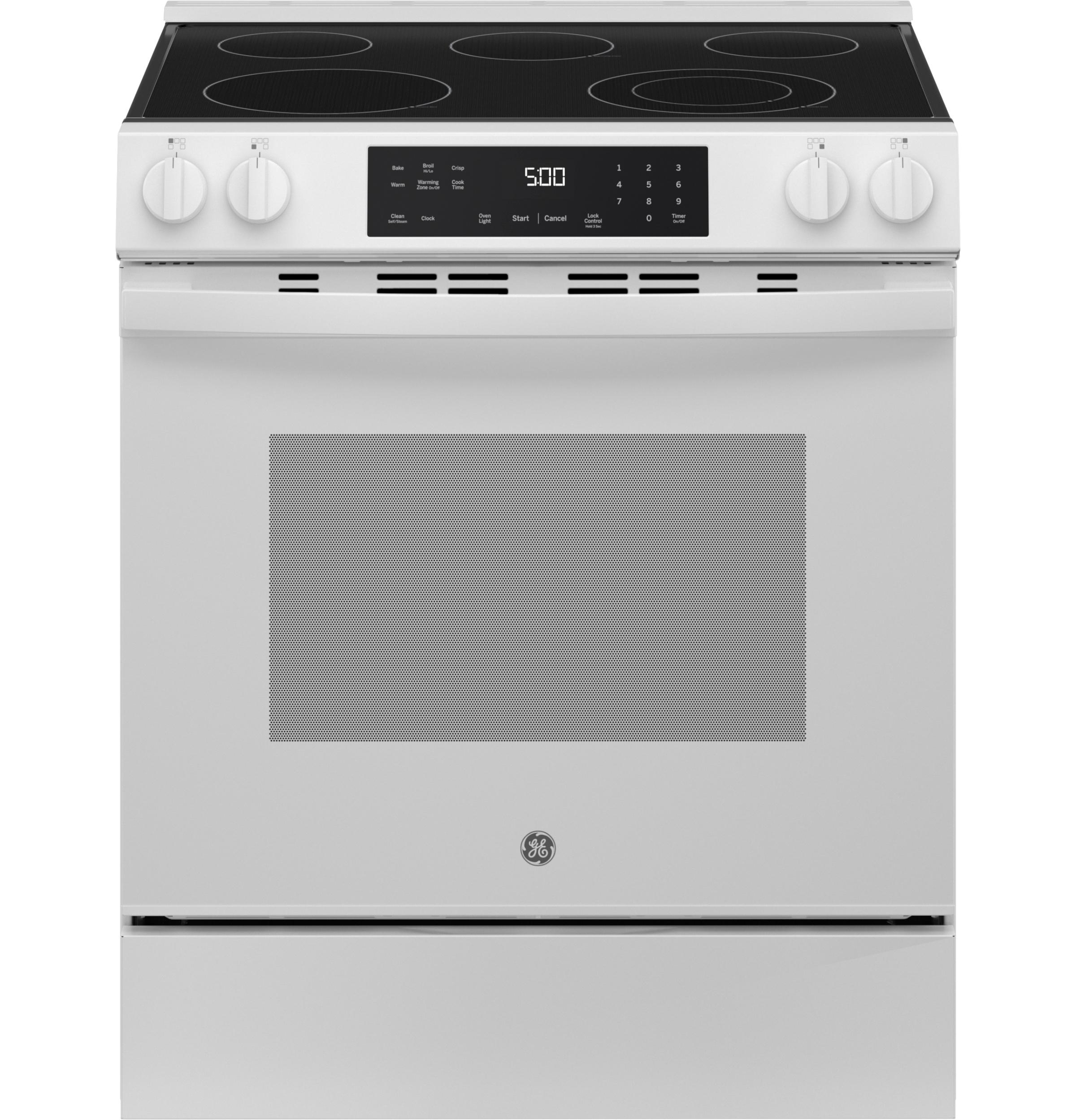Ge Appliances GRS500PVWW Ge® Energy Star® 30" Slide-In Electric Range With Crisp Mode