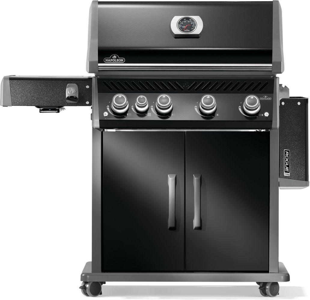 Napoleon Bbq RP525SIBNK2 Rogue Pro 525 Sib With Infrared Side Burner , Natural Gas, Black