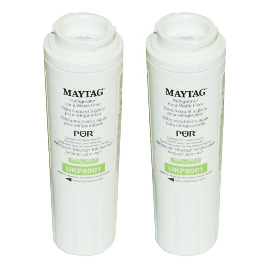 Jennair UKF8001P Refrigerator Water Filter (2 Pack)