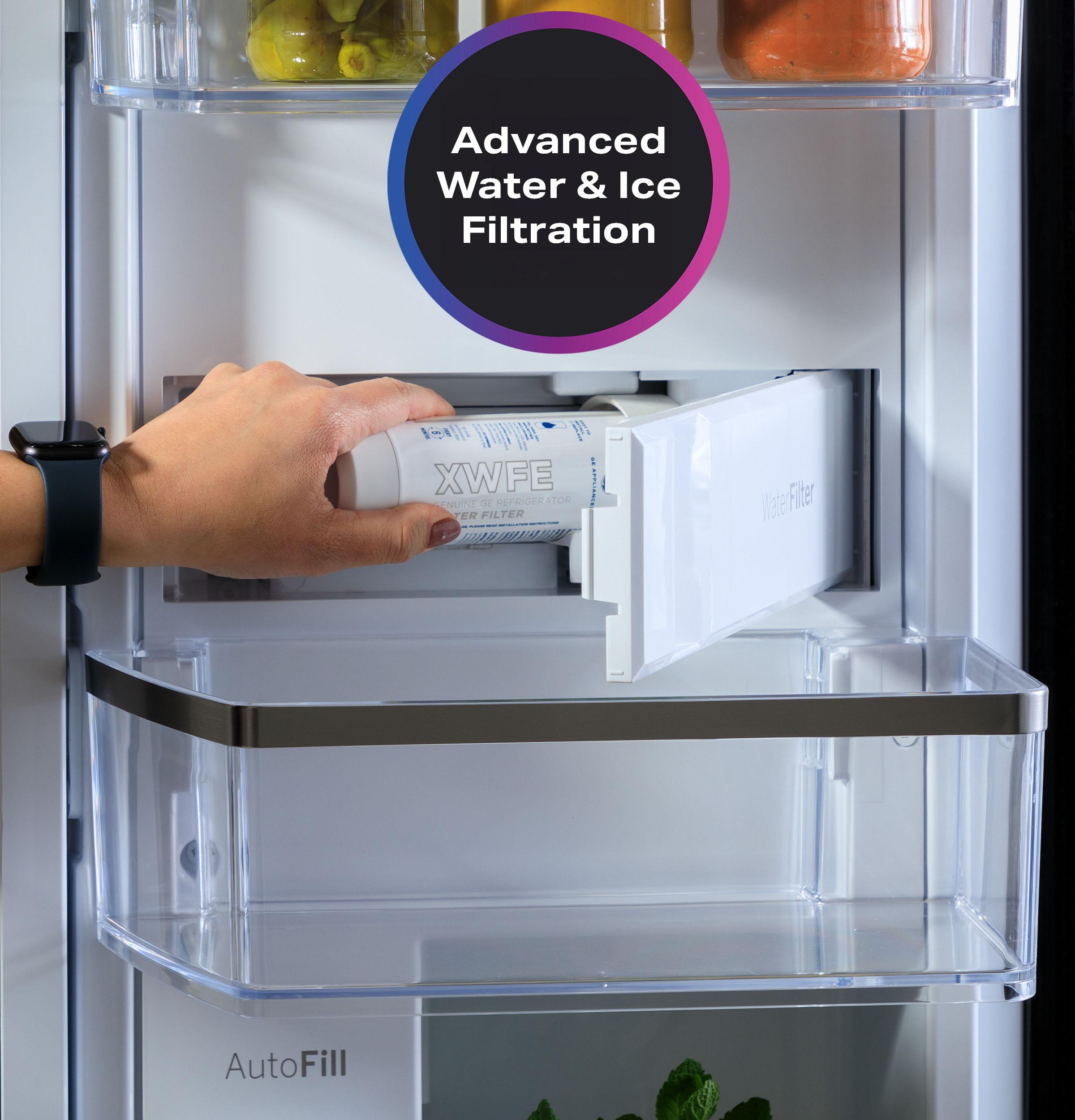 Ge Appliances PAE28BYTFS Ge Profile™ Energy Star® 28.3 Cu. Ft. Quad-Door Refrigerator With Dual-Dispense Autofill Pitcher