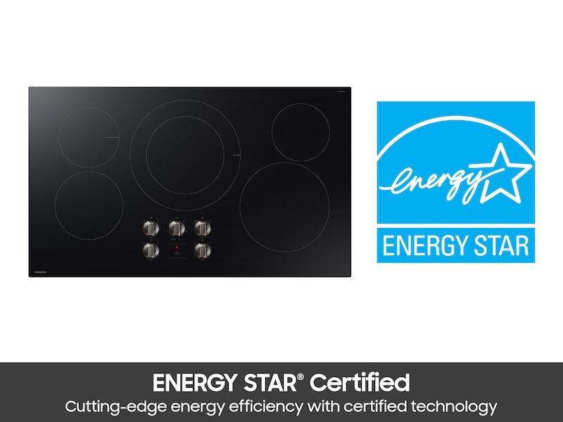 Samsung NZ36FG5332RK 36" Electric Energy Star® Certified Cooktop With 5 Elements In Black