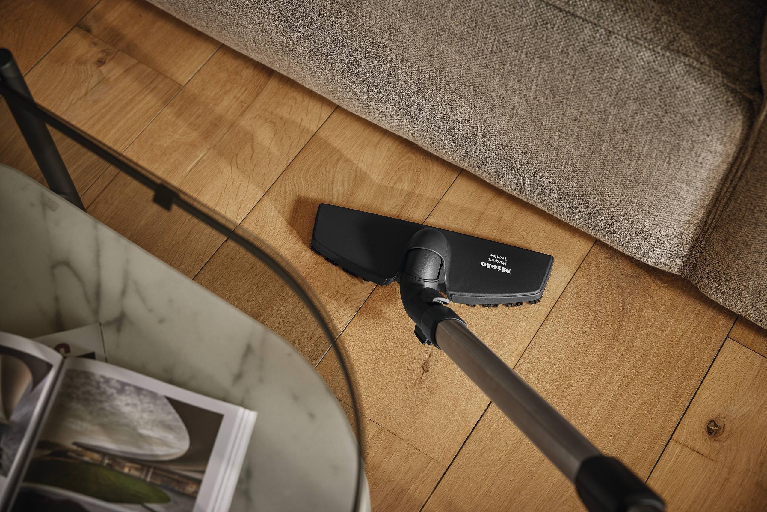 Miele SBB3003PQTWISTER Swivelneck Parquet Floorhead - For Gentle And Effortless Cleaning Of Sensitive Hard Floors.
