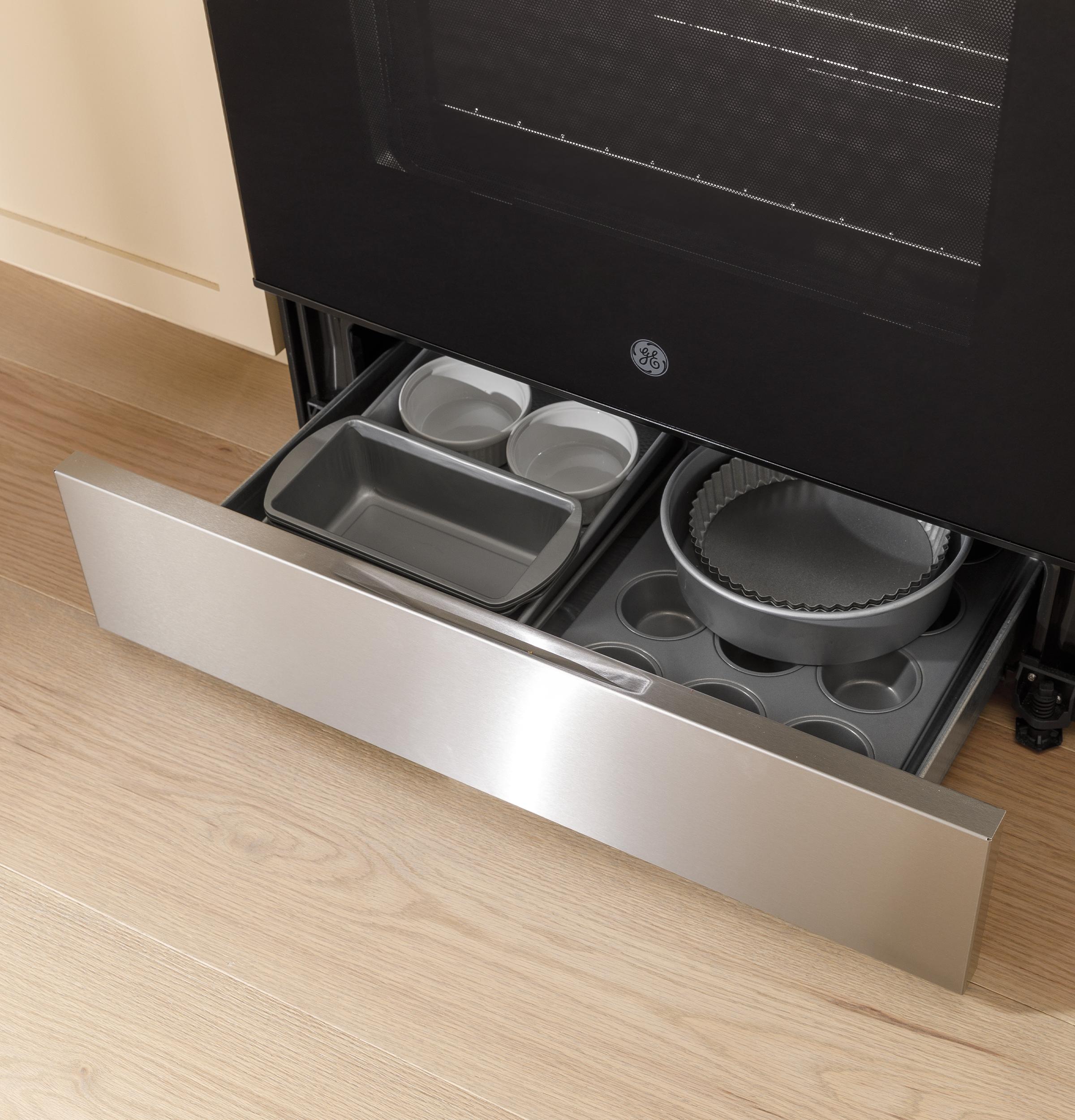 Ge Appliances GRS500PVWW Ge® Energy Star® 30" Slide-In Electric Range With Crisp Mode