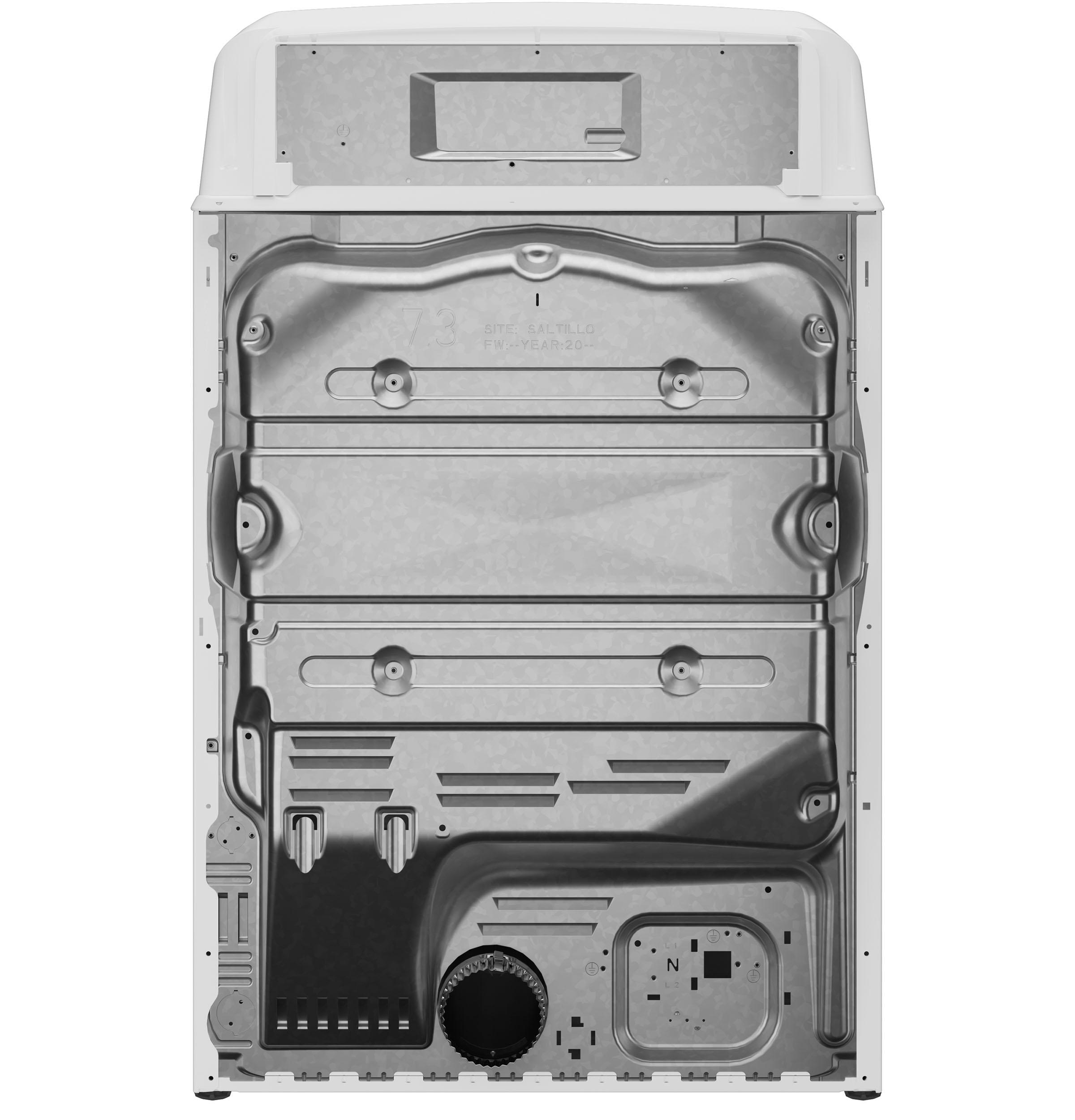 Ge Appliances GTD48GASWWB Ge® 7.2 Cu. Ft. Capacity Gas Dryer With Up To 120 Ft. Venting And Extended Tumble