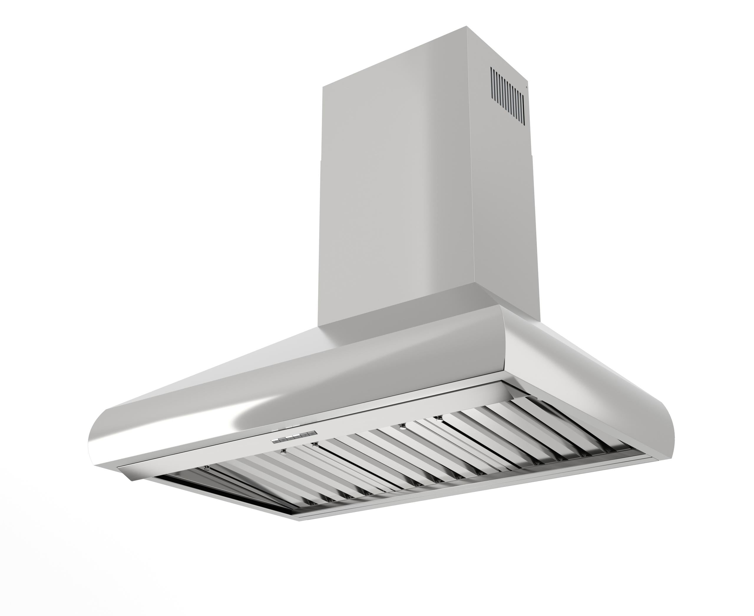 Xo Appliance XOVW48KSE 48In Pro Wall Chimney Hood Ss Rounded Lip 1000 Cfm