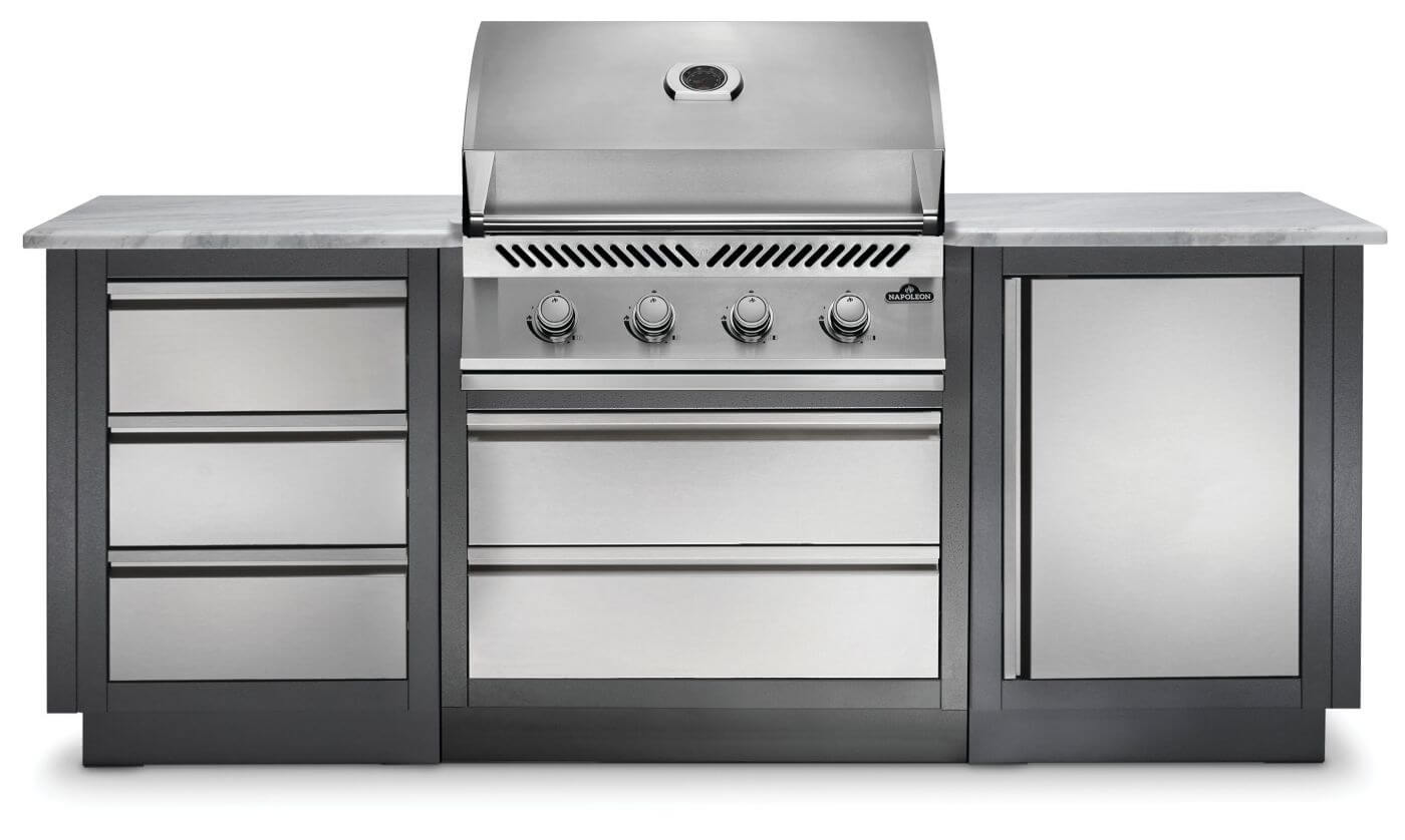 Napoleon Bbq ODK100BI32PSS Oasis 100 Outdoor Kitchen, Built-In 500 Series 32 Built-In 500 Series 32 , Propane, Stainless Steel