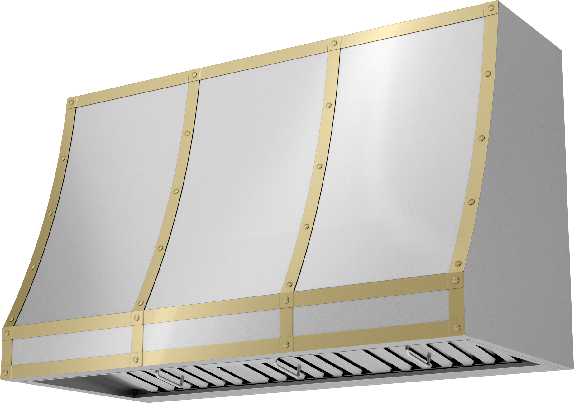 Zephyr BKFT48ASG Forte Hood Banding Kit, 48In, Satin Gold