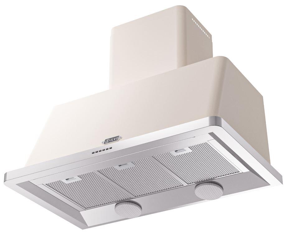 Ilve UAM100AW Majestic 40 Inch Antique White Wall Mount Range Hood