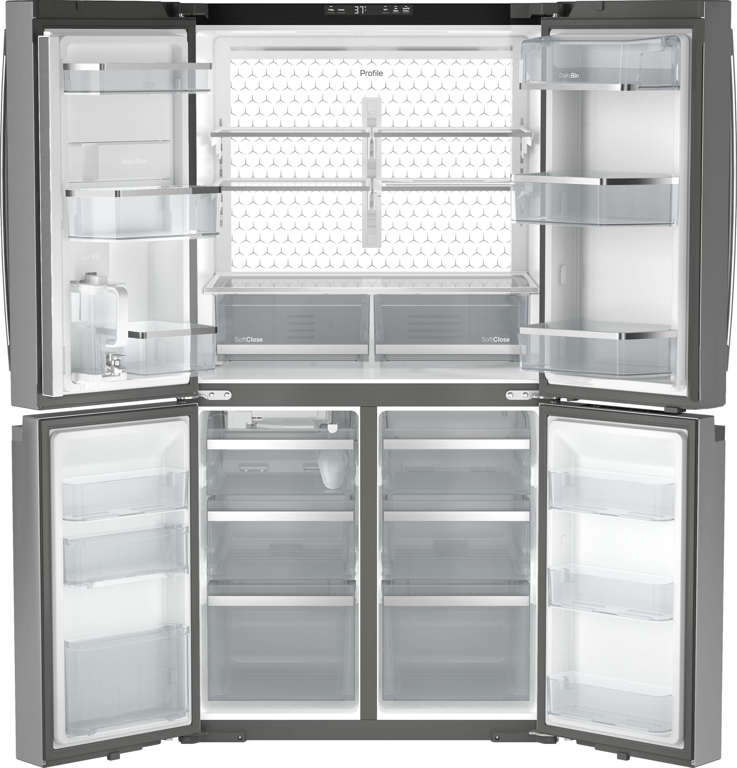 Ge Appliances PAE28BYTFS Ge Profile™ Energy Star® 28.3 Cu. Ft. Quad-Door Refrigerator With Dual-Dispense Autofill Pitcher