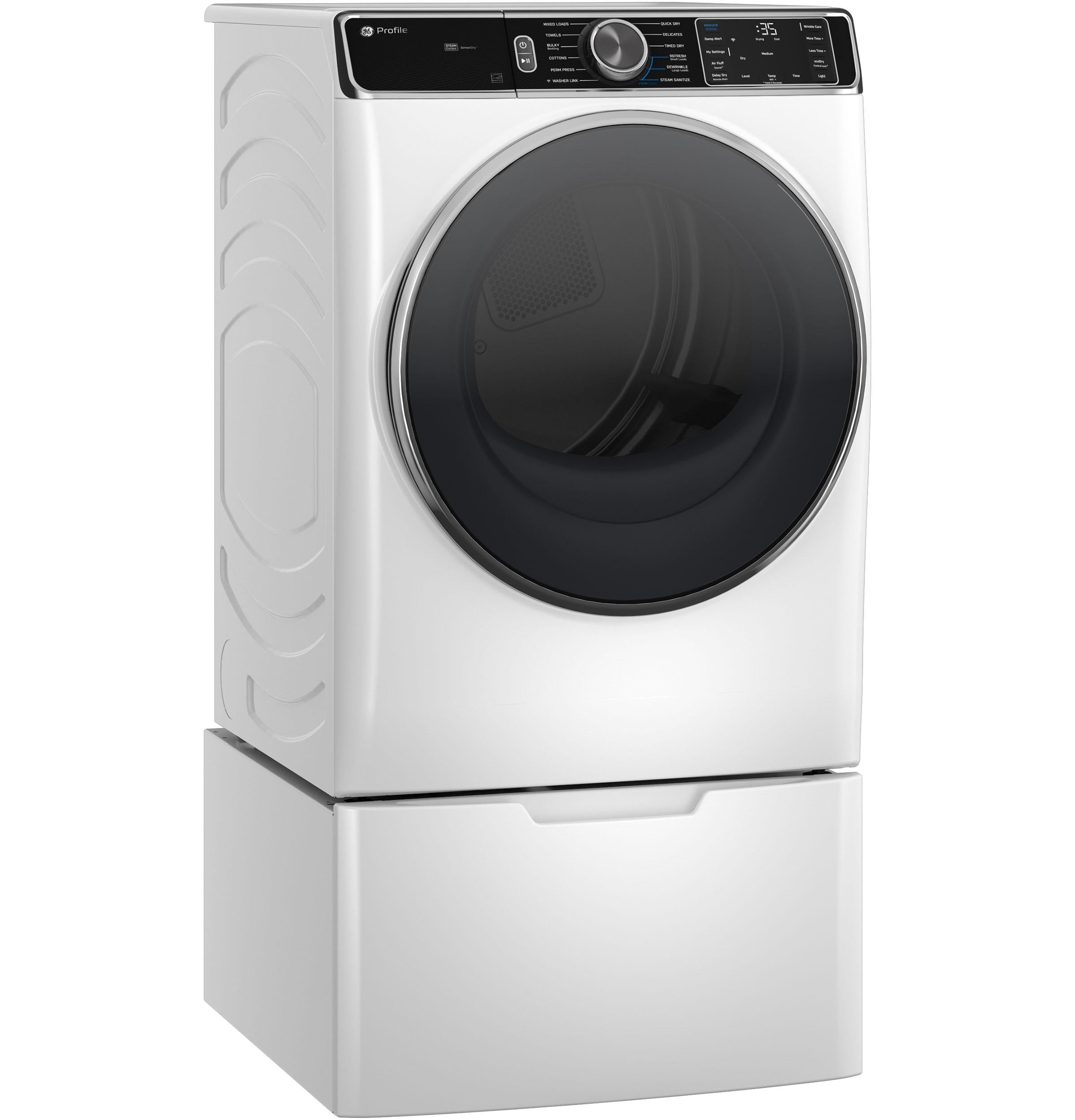 Ge Appliances PFD87GSSVWW Ge Profile™ 7.8 Cu. Ft. Capacity Smart Front Load Gas Dryer With Steam And Sanitize Cycle