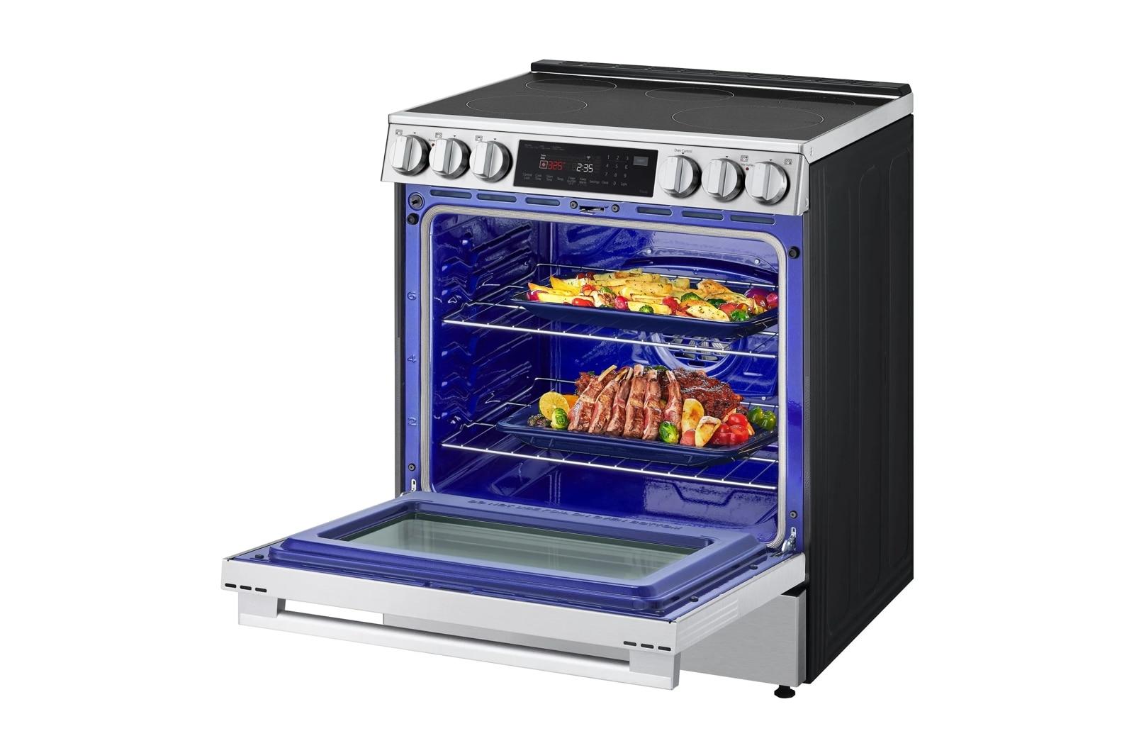 Lg LSIL6336XE 6.3 Cu. Ft. Smart Induction Slide-In Range With Instaview®, Probake Convection®, Air Fry, And Air Sous Vide