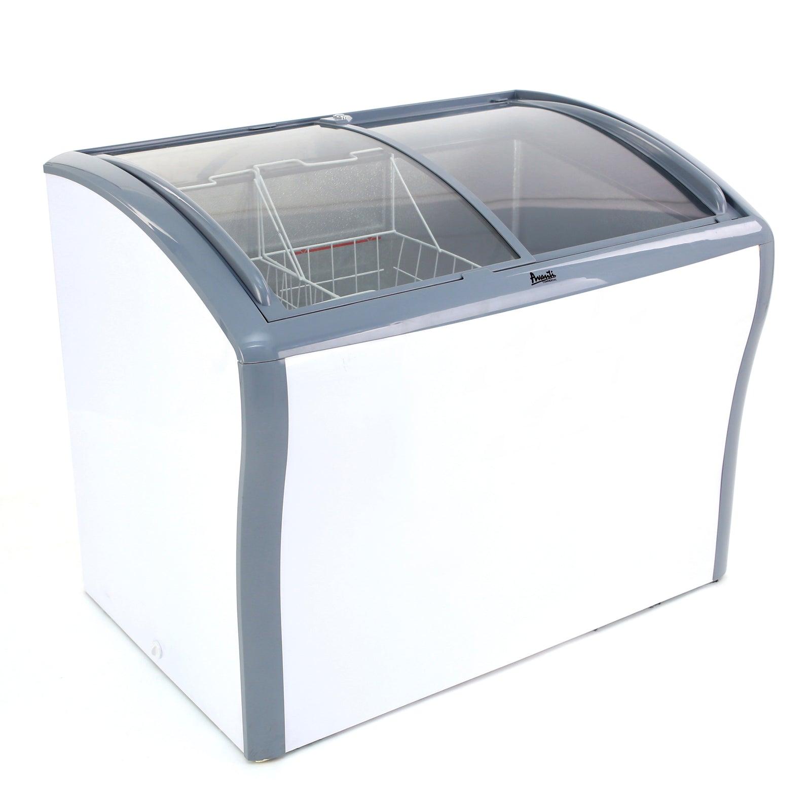Avanti CFC836Q0WG Avanti 9.5 Cu. Ft. Commercial Glass Top Freezer Or Refrigerator - White / 9.5 Cu. Ft.