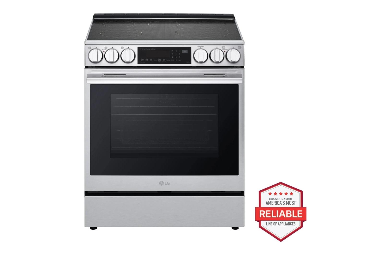 Lg LSIL6336XE 6.3 Cu. Ft. Smart Induction Slide-In Range With Instaview®, Probake Convection®, Air Fry, And Air Sous Vide