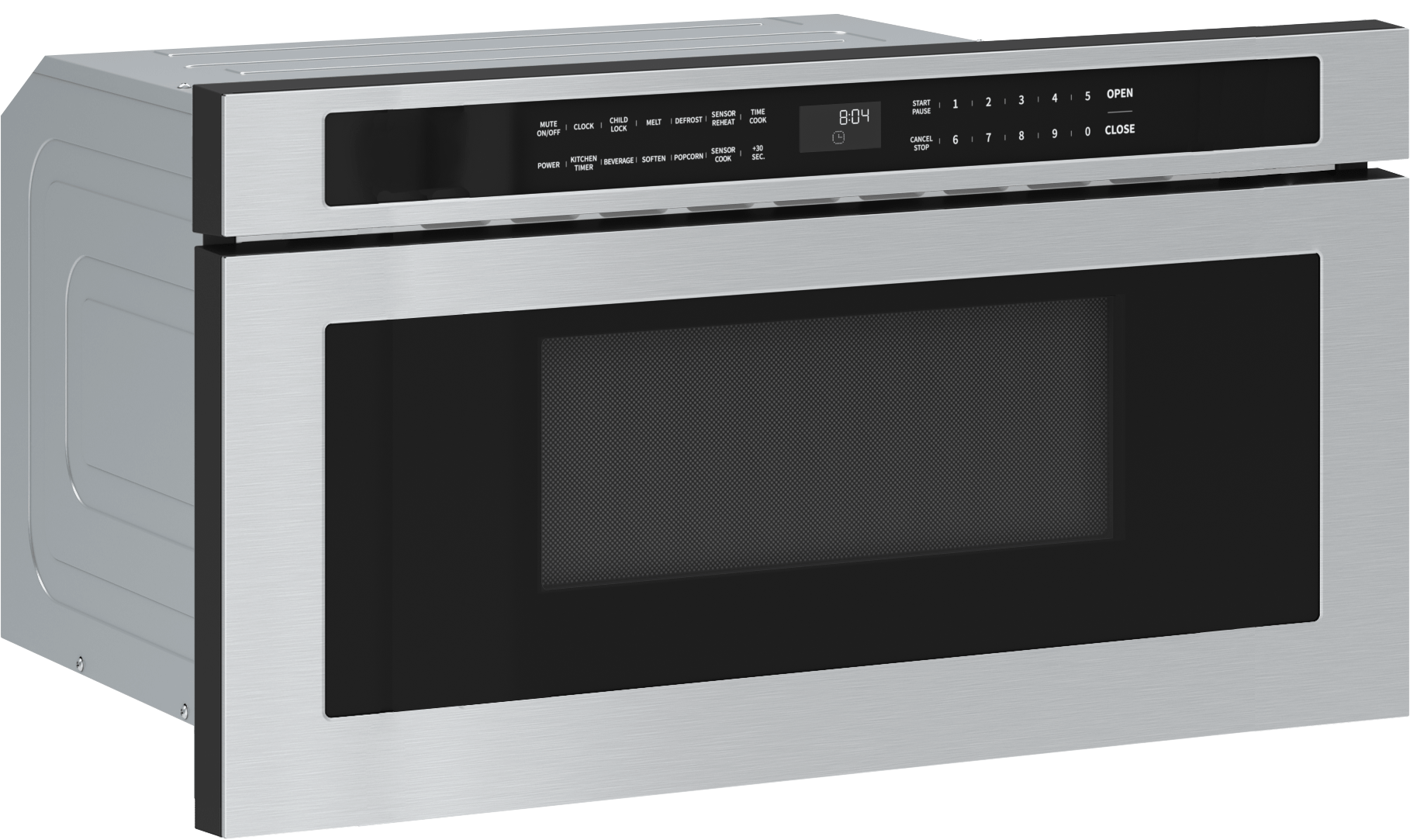 Zephyr MWD3001AS Microwave Drawer, 30In, Built-In, Ss, 1.2 Cu. Ft.