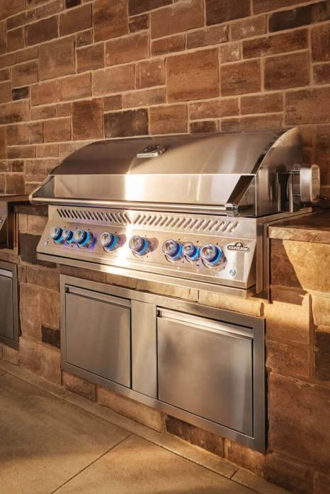 Napoleon Bbq BIG44RBNSS1 Built-In 700 Series 44 With Dual Infrared Rear Burners , Natural Gas, Stainless Steel