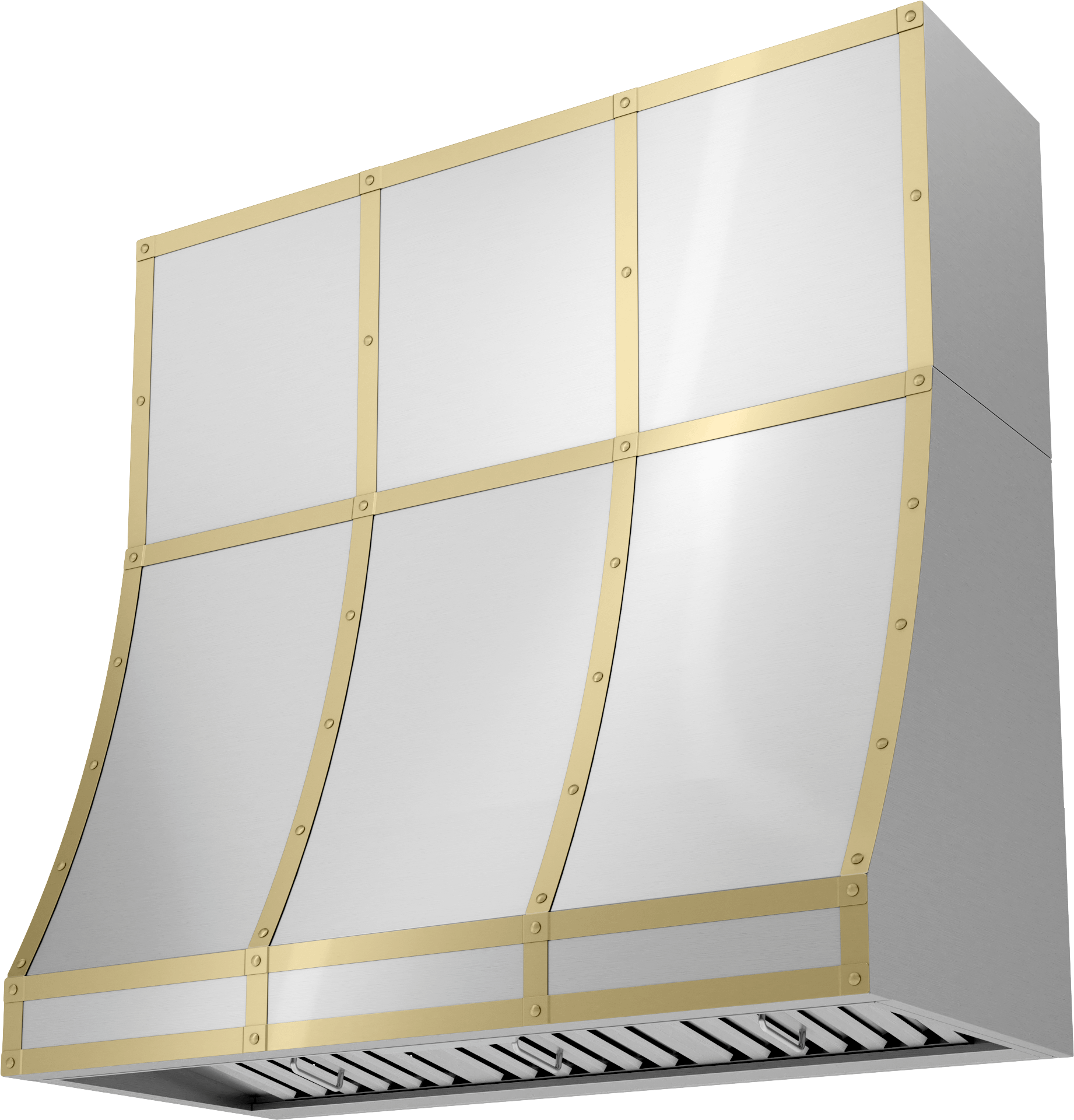 Zephyr BKDC14818ASG Duct Cover Banding Kit, 48In X 18In, Satin Gold