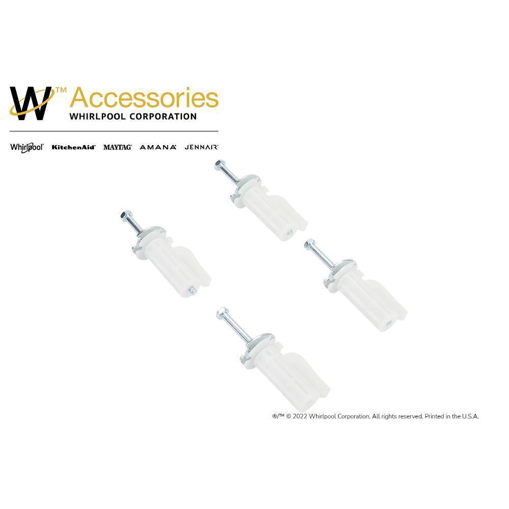 Jennair W10763471 Washer Shipping Bolt Kit, White
