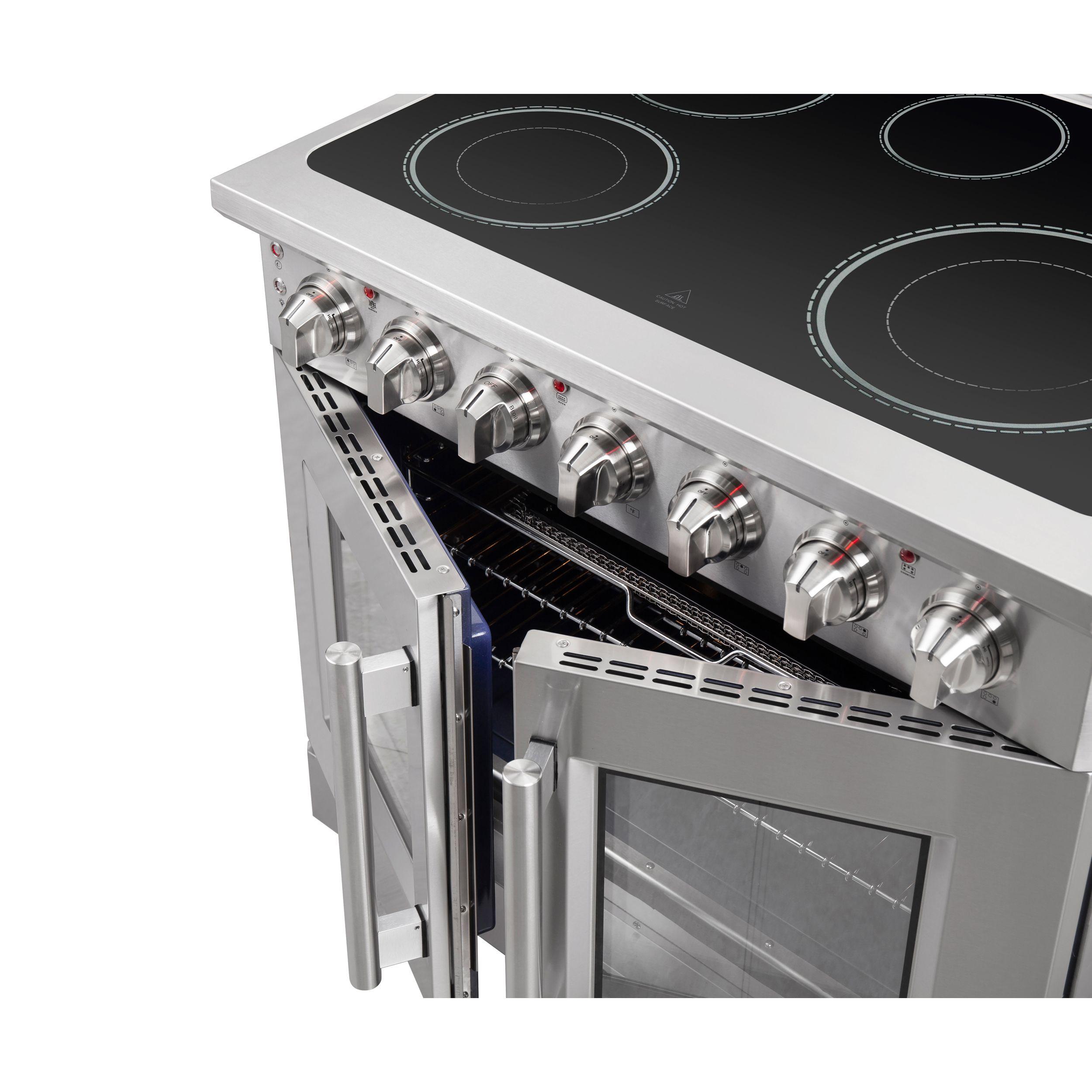 Forno FFSEL695536 Forno Massimo 36" Freestanding French Door Electric Range