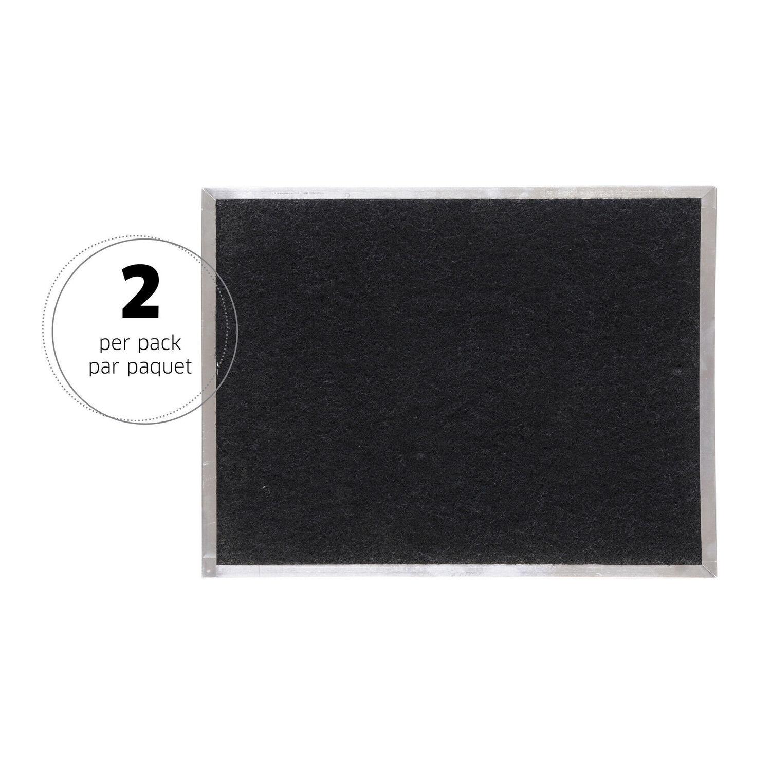 Broan S97020467 Broan-Nutone® Genuine Replacement Charcoal Filter For Range Hoods, 14-5/8
