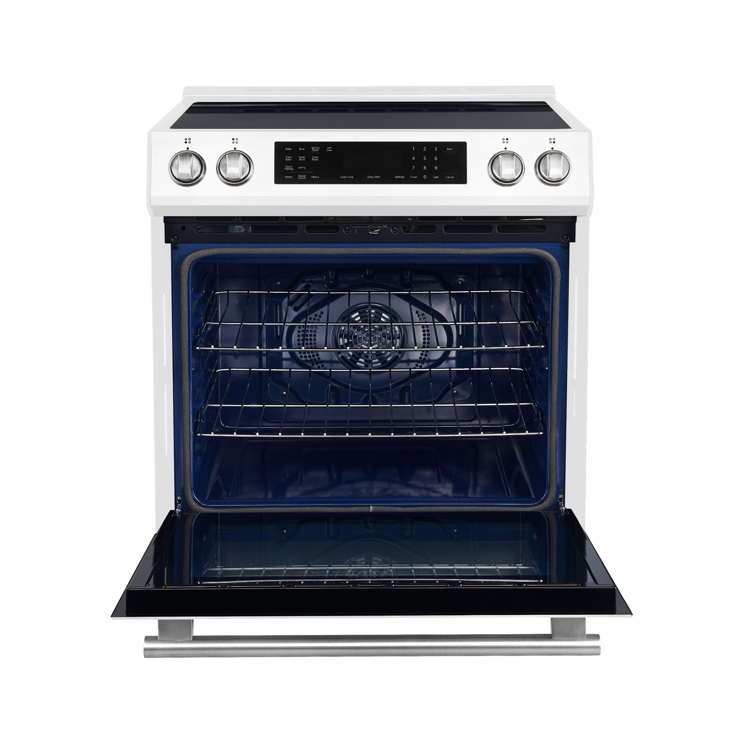 Forno FFSIN090530WHT Espresso Donatello 30-Inch Slide-In Induction Range White