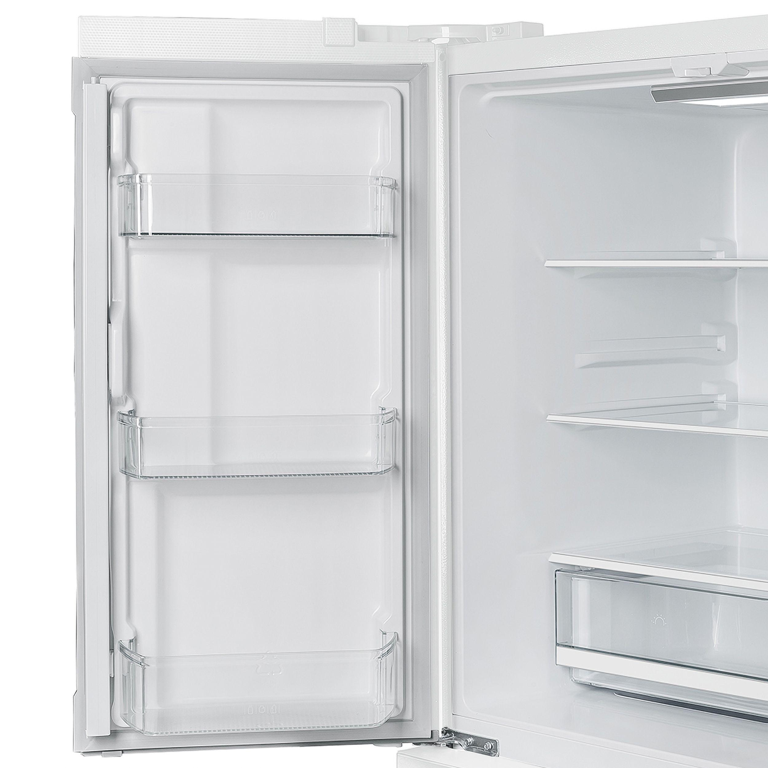 Forno FFRBI182036WHT Espresso Moena 36-Inch French Door Refrigerator In White, 19.2 Cu.Ft
