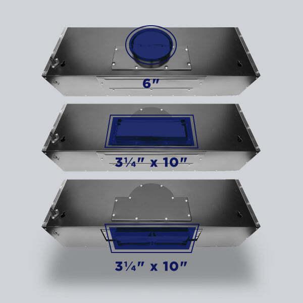 Hauslane UCPS18BLK30 Hauslane Chef 30-In Ducted Matte Black Undercabinet Range Hood