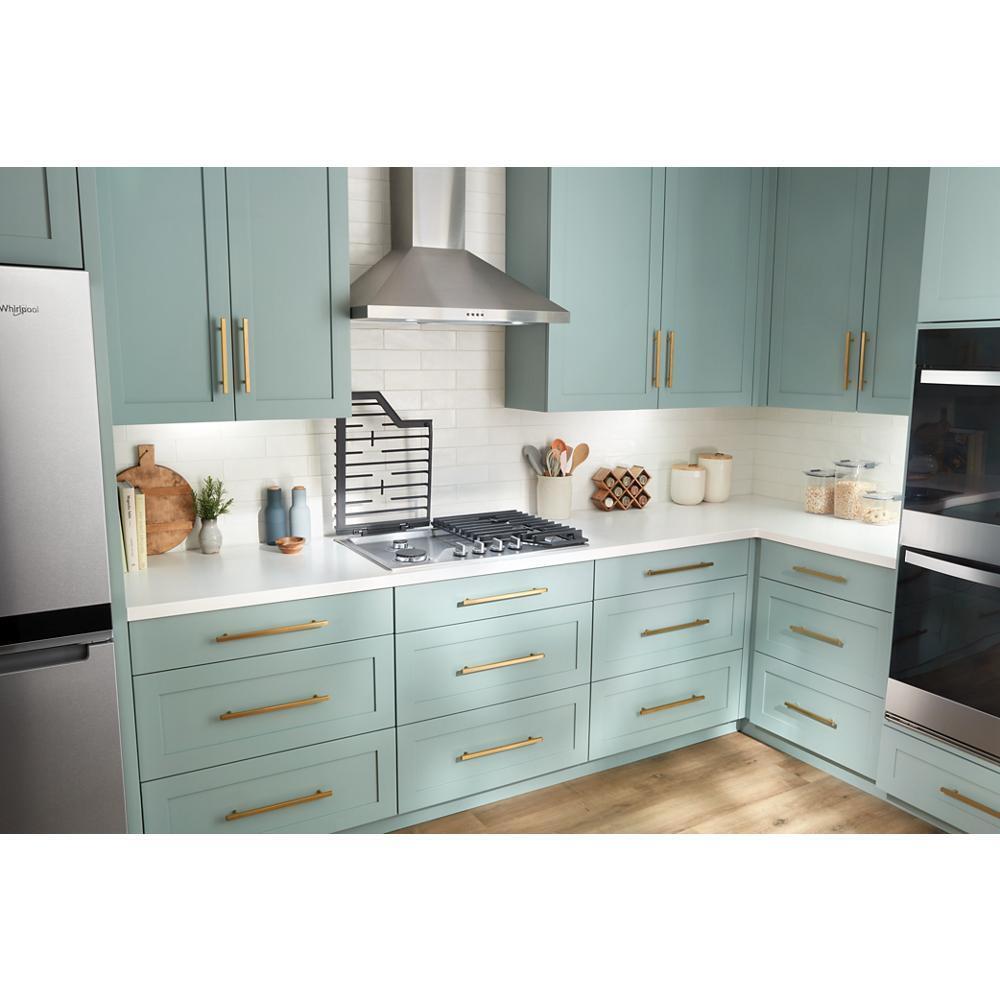 Whirlpool WCGK5036PS 36-Inch Gas Cooktop With Ez-2-Lift™ Hinged Cast-Iron Grates