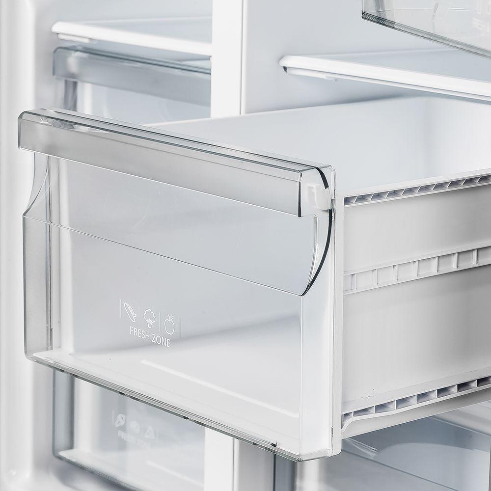 Forno FFRBI180533SB Forno Salerno 33" Side-By-Side 15.6 Cu.Ft. Stainless Steel Refrigerator