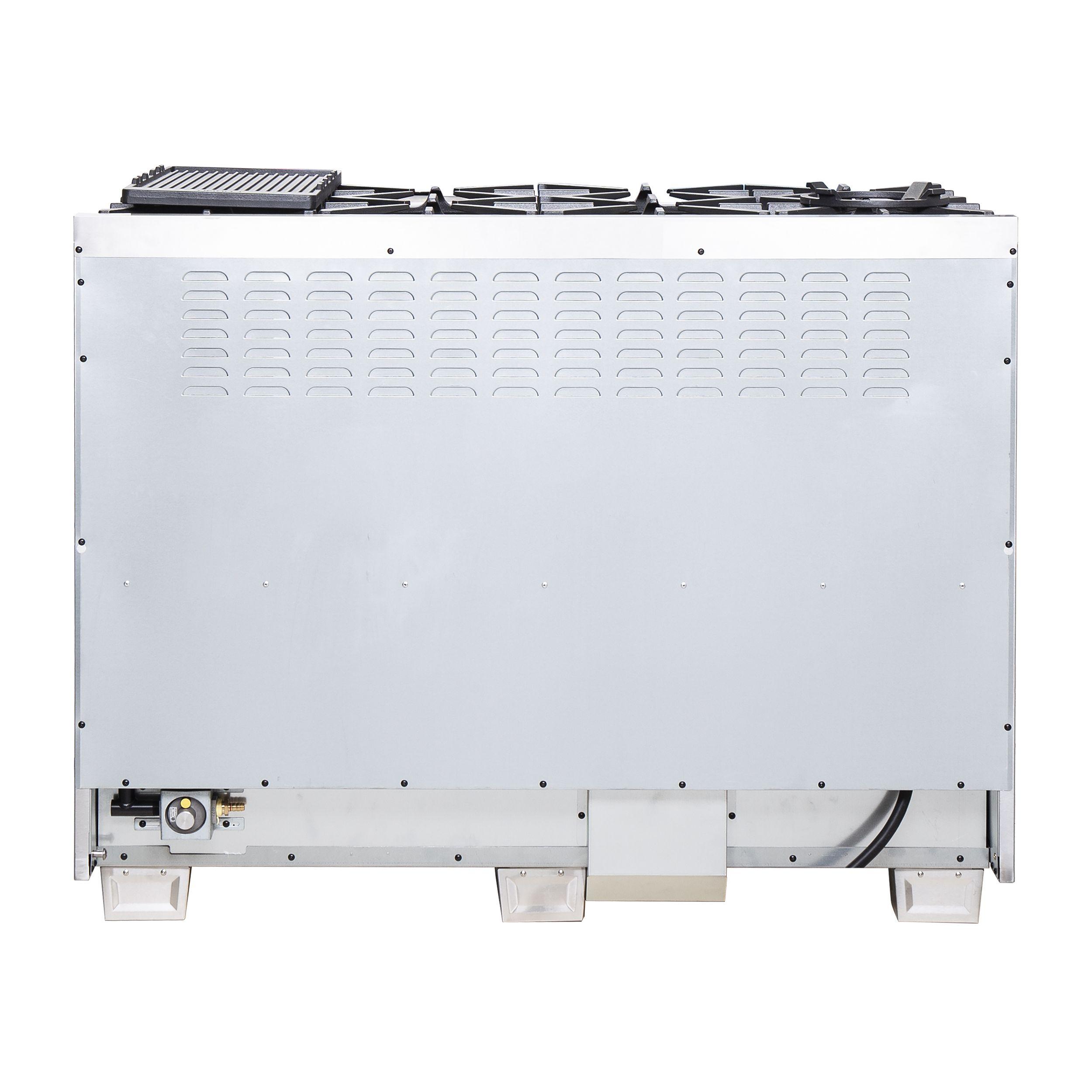 Forno FFSGS638748 Forno Capriasca 48" Freestanding French Door Dual Fuel Range