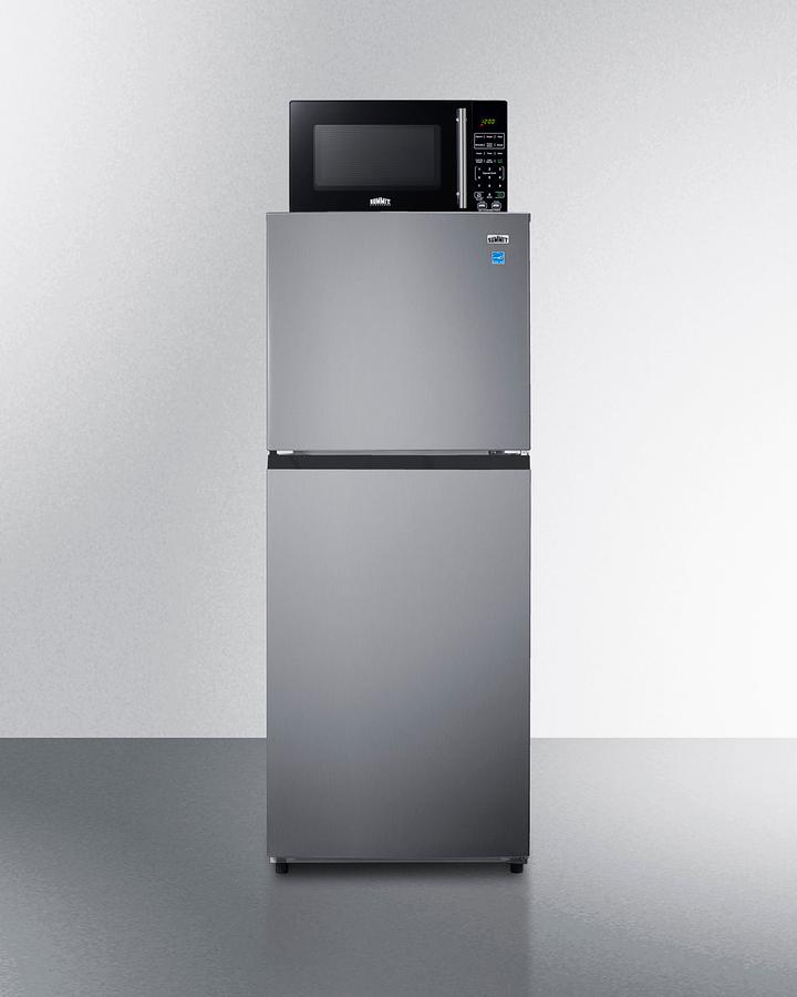 Summit MRF1089PLALHD Microwave/Refrigerator-Freezer Combination With Allocator