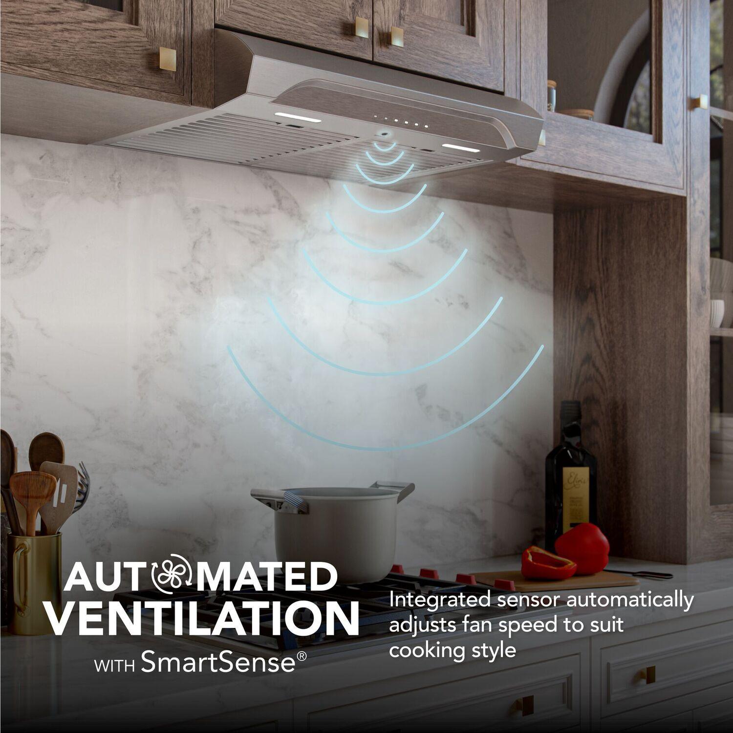 Broan ALT4306SS Alta 30-Inch 640 Max Blower Cfm 0.8 Sones Stainless Steel Range Hood