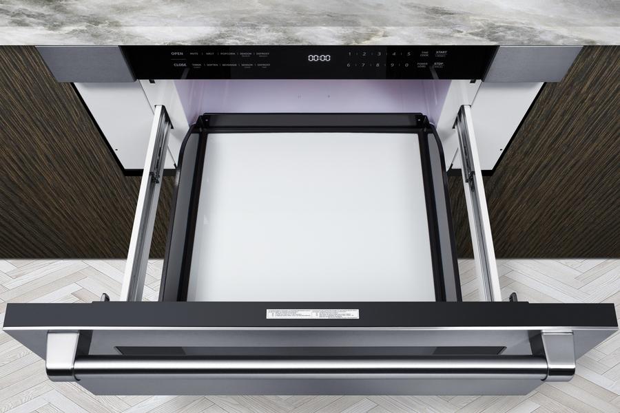 Summit MDR30SS 30" Wide Built-In Drawer Microwave