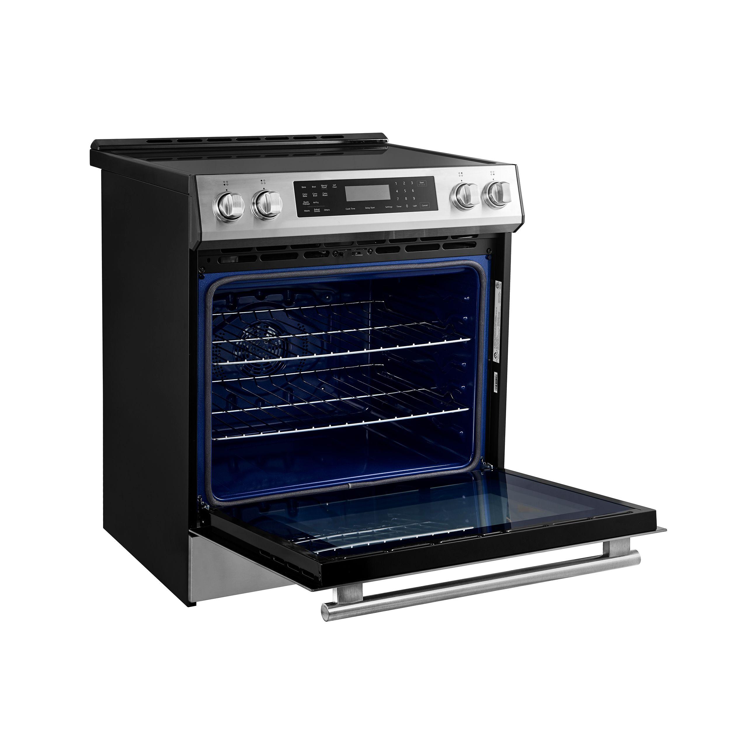 Forno FFSIN090530 Espresso Donatello 30-Inch Slide-In Induction Range Stainless-Steel