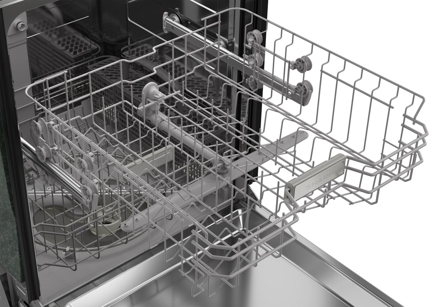 Sharp SDW6504MS Sharp 24 In. Stainless Steel Hybrid 52Db Dishwasher