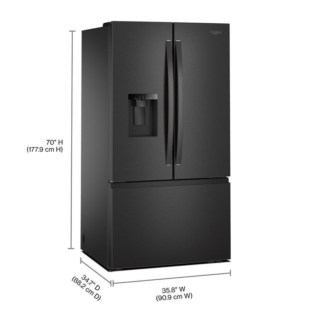 Whirlpool WRFF3536SV 36-Inch French Door Refrigerator With In-Door Water And Ice Maker - 30 Cu. Ft.