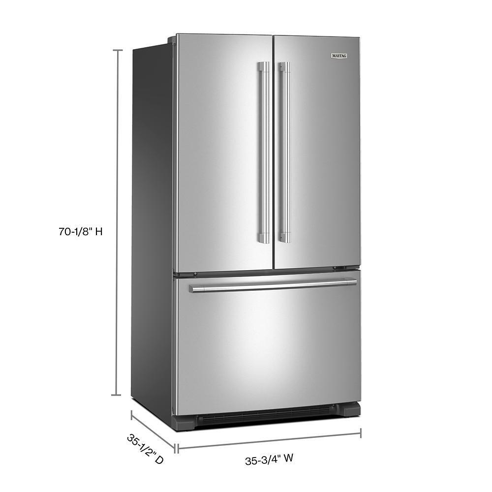 Maytag MRFF4236RZ Maytag® 36 Inch Wide French Door Bottom Mount Refrigerator With Max Cool Setting - 25 Cu. Ft.
