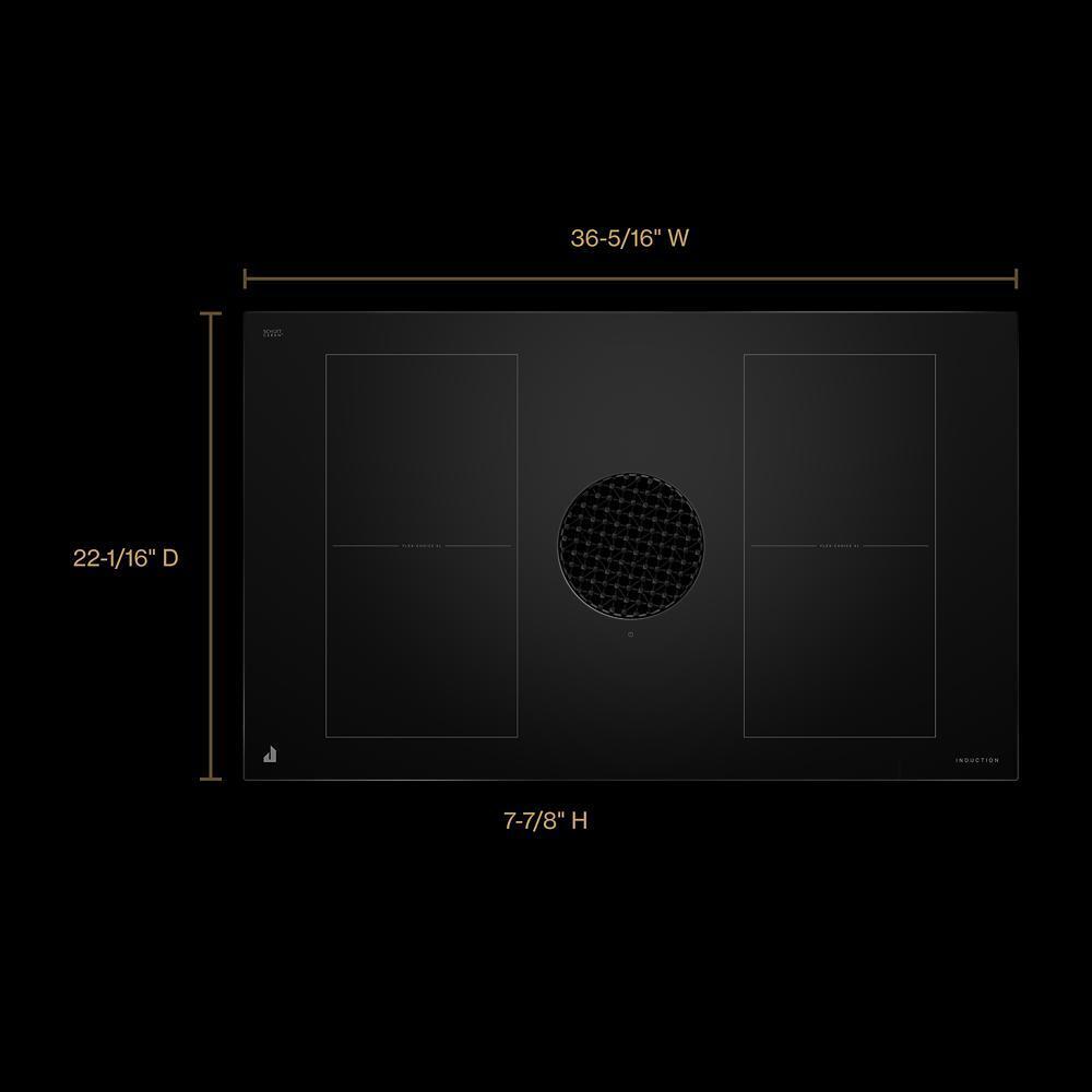 Jennair JIDT836SBL 36" Nextgen Jennair Induction Downdraft Cooktop