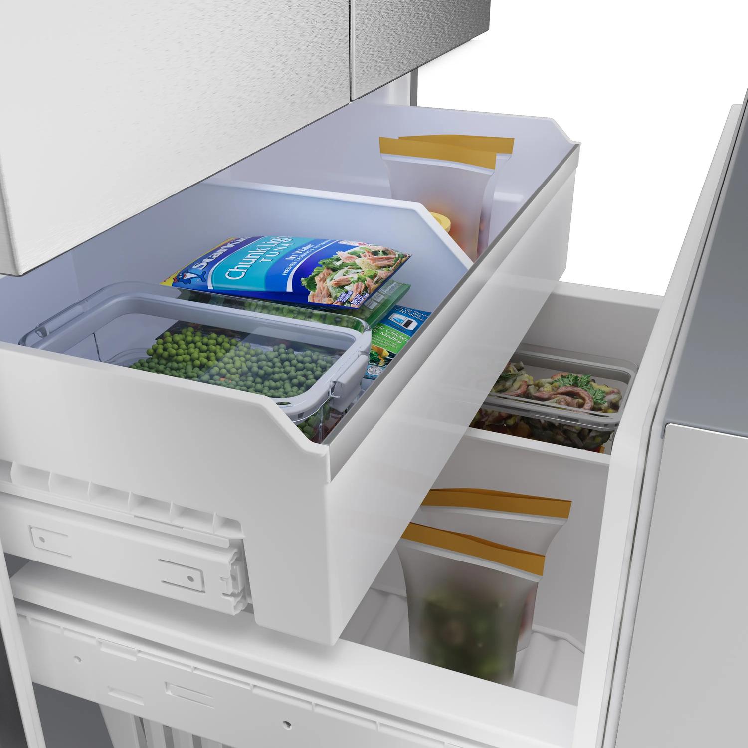 Bosch B36FD52SNS 500 Series French Door Bottom Mount Refrigerator 36" Stainless Steel (With Anti-Fingerprint)