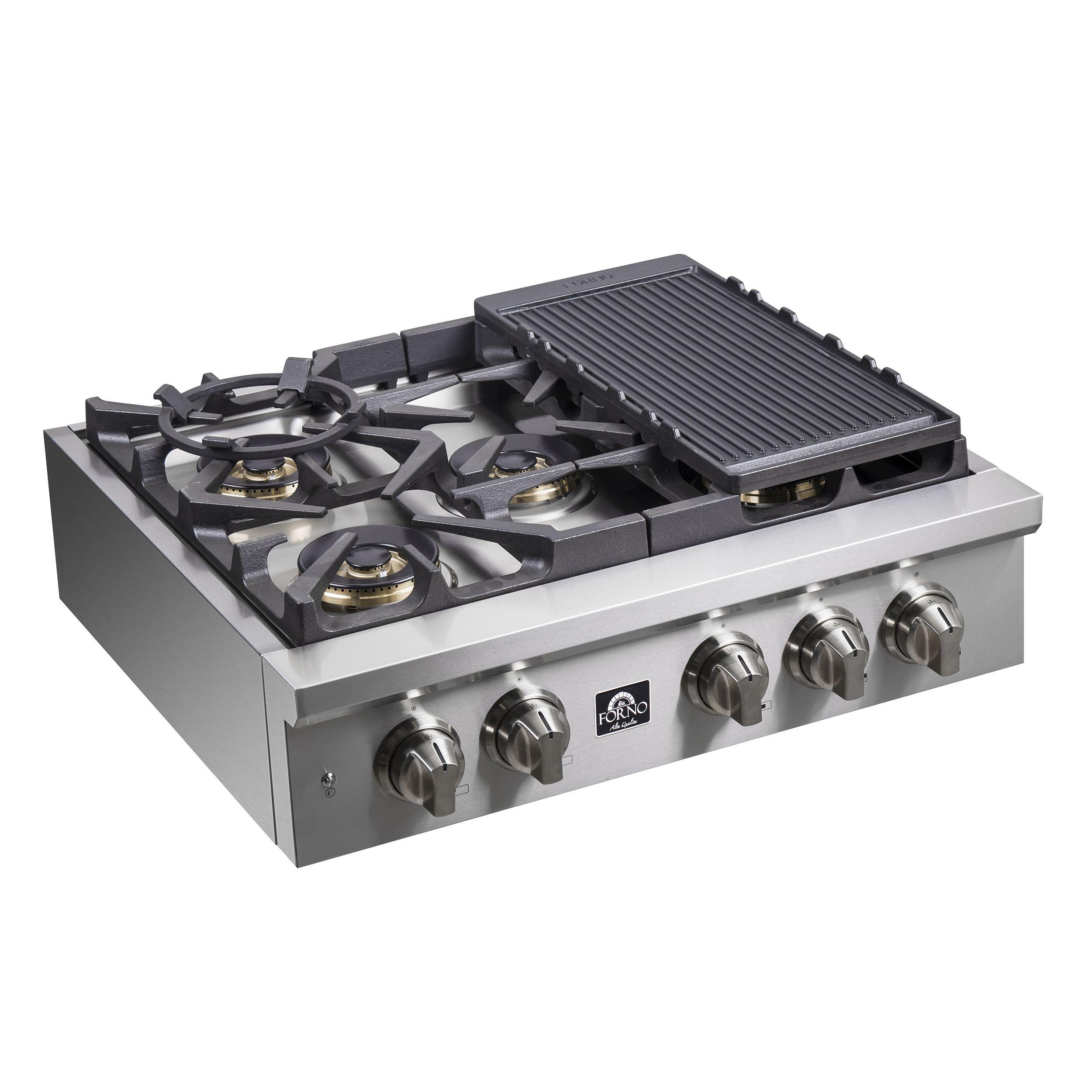 Forno FCTGS575130 Forno Spezia Alta Qualita 30" Pro-Style Gas Rangetop