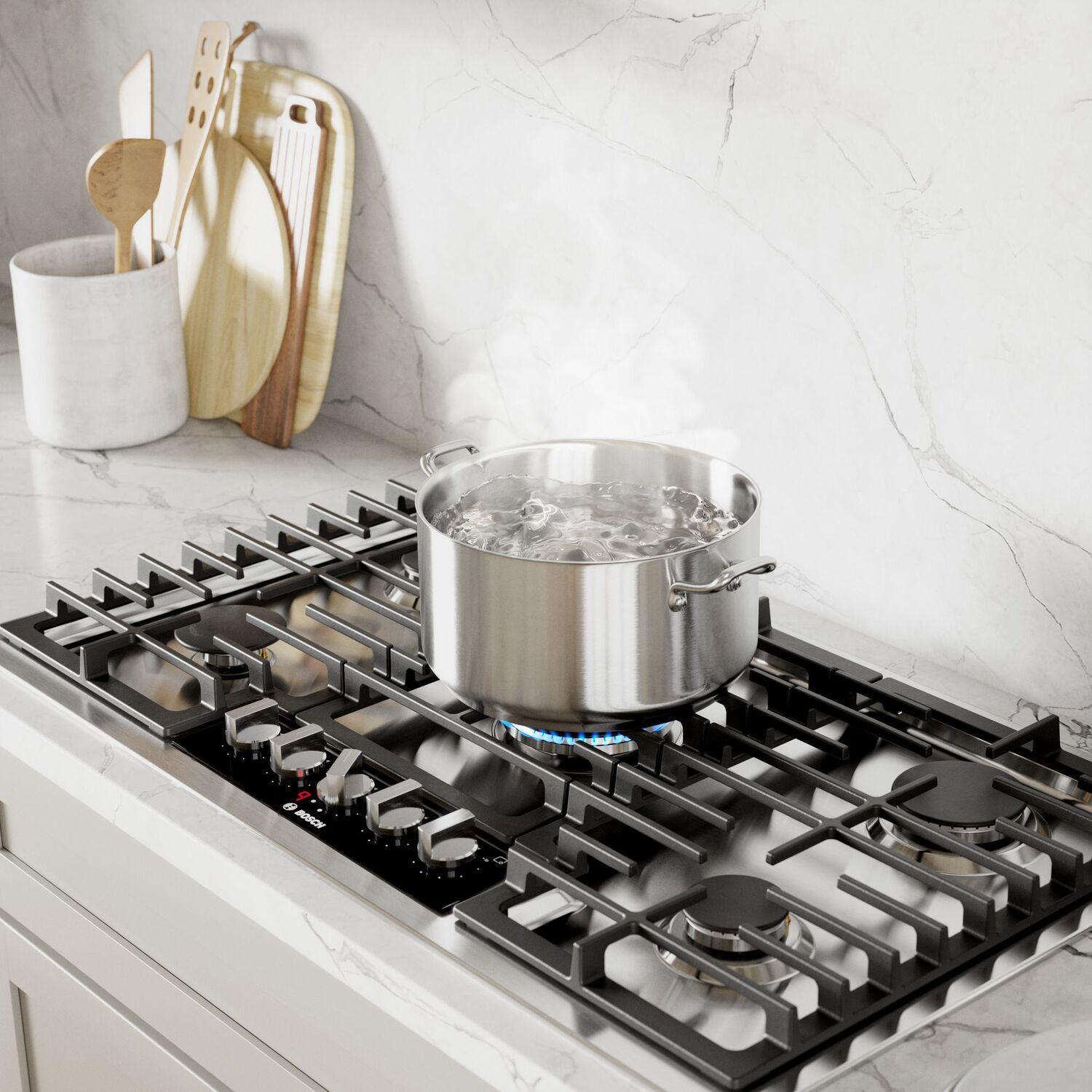 Bosch NGMP659UC Benchmark® Gas Cooktop 36" Stainless Steel Ngmp659Uc