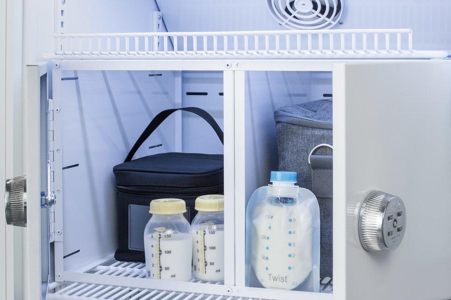 Summit MLRS62BIADAMCLK 6 Cu.Ft. Momcube������ Breast Milk Refrigerator, Ada Height