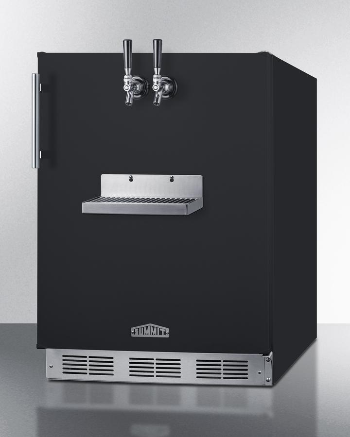Summit SBC58BFRTPCFADA 24" Wide Front Tap Built-In Cold Brew Coffee Kegerator, Ada-Compliant