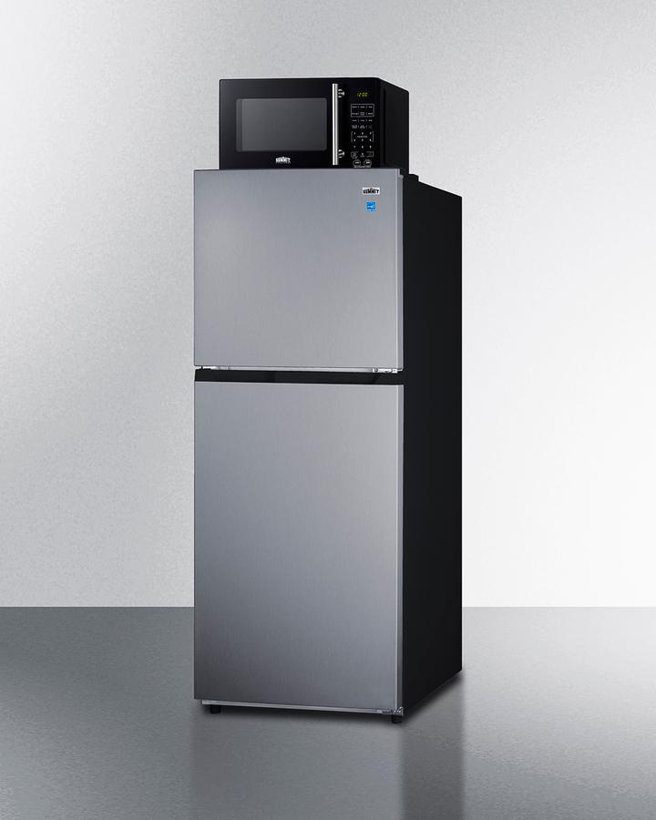 Summit MRF1089PLALHD Microwave/Refrigerator-Freezer Combination With Allocator