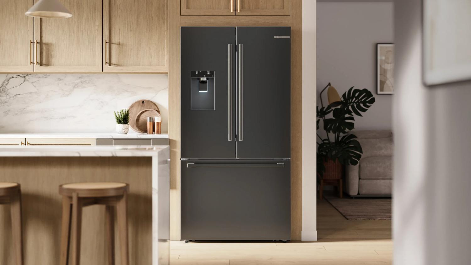 Bosch B36CD52SNB 500 Series French Door Bottom Mount Refrigerator 36