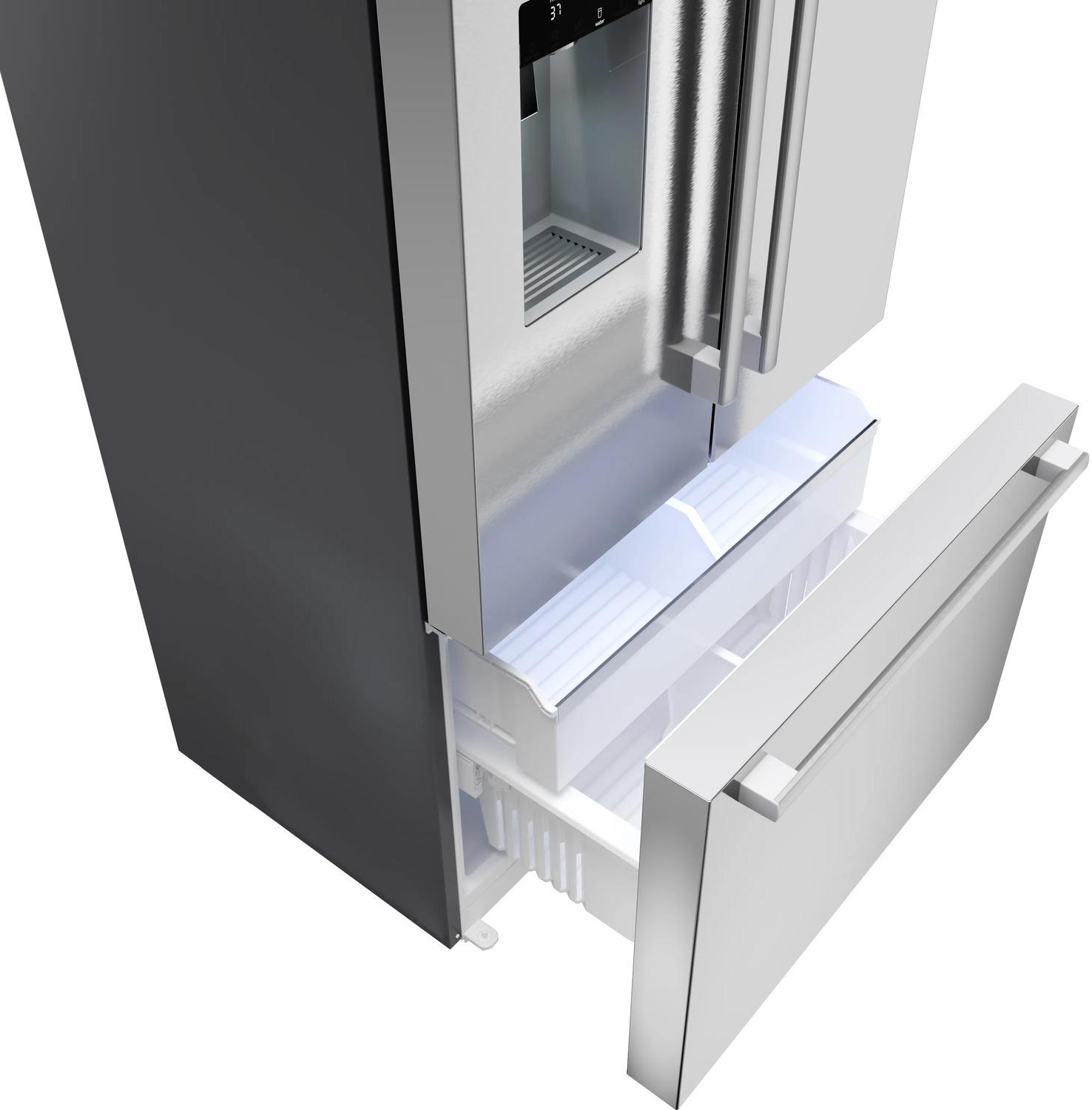 Bosch B36CD52SNS 500 Series French Door Bottom Mount Refrigerator 36