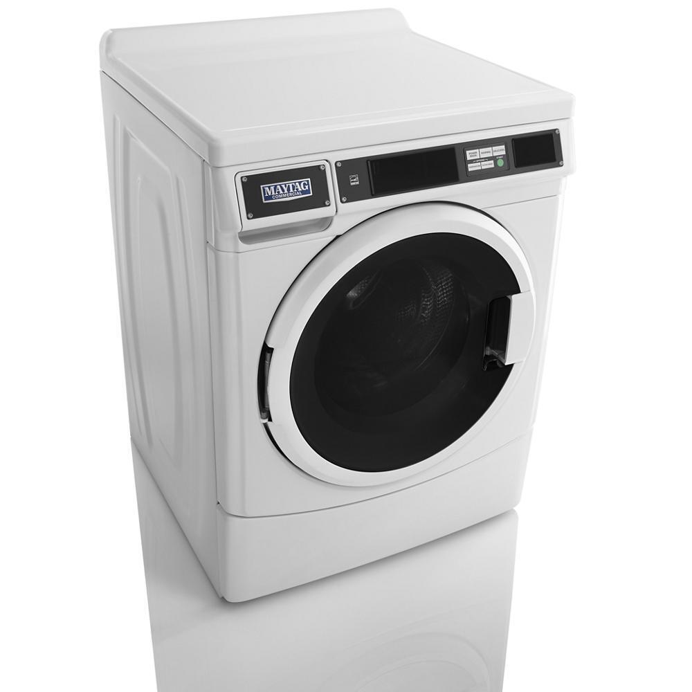 Maytag MHN33PRCWW Commercial Front-Load Washer, Card Reader Ready Or Non-Vend