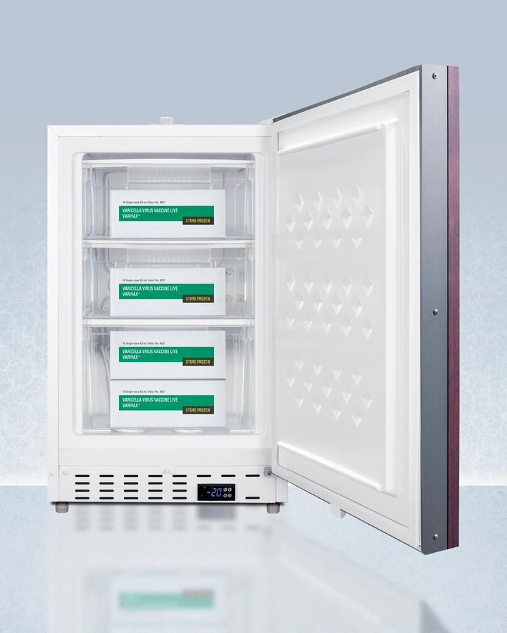 Summit ADA305AFIFLHD 20" Wide Built-In Healthcare All-Freezer, Ada Compliant (Panel Not Included)