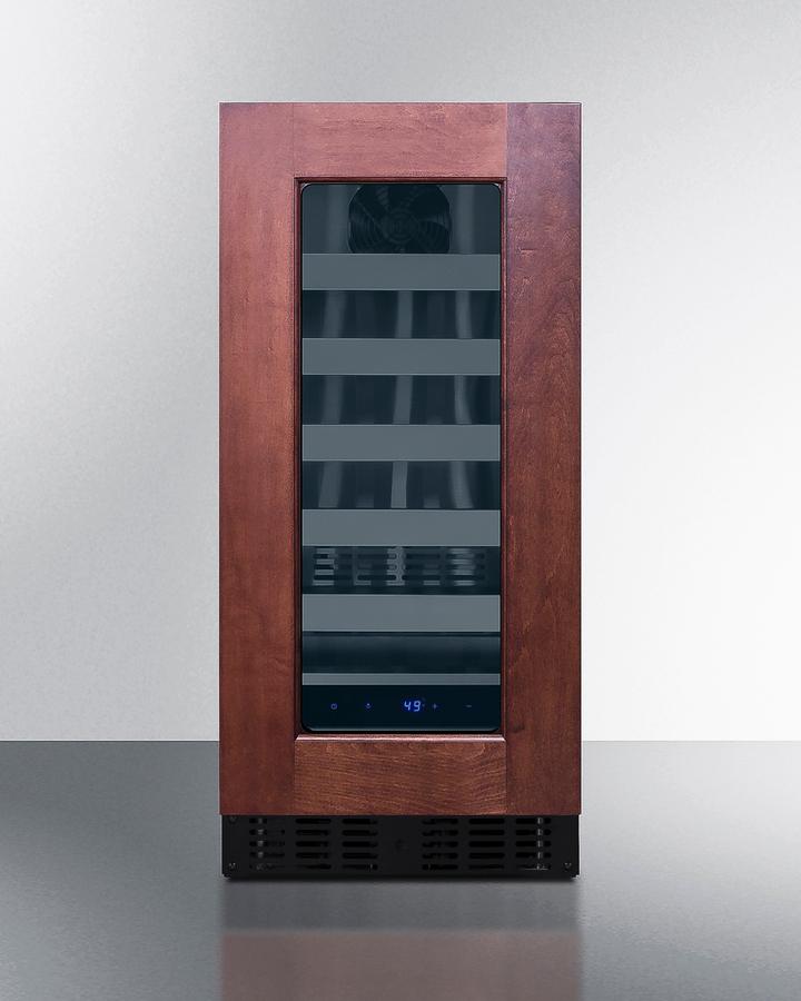 Summit ASDW1522PNRLHD 15" Wide Built-In Wine Cellar, Ada Compliant (Panel Not Included)