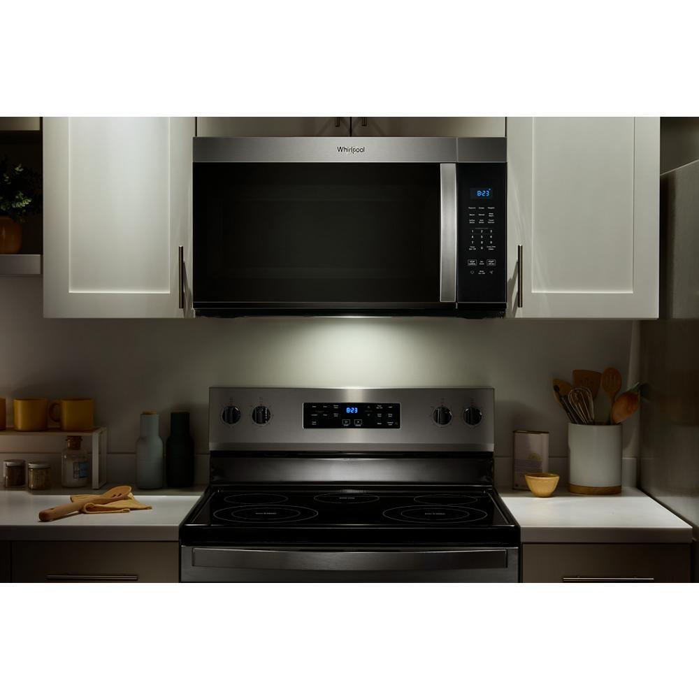 Whirlpool WMMS3130RW 30 W 1.7 Cu. Ft Over The Range Microwave With 1000-Watts Cooking Power